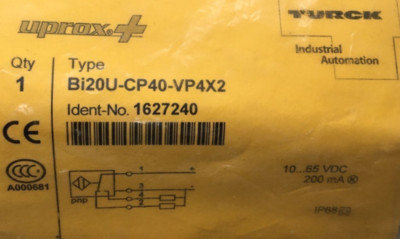TURCK Bi20-CP40-VP4X2 Proximity Switch Sensor NEW