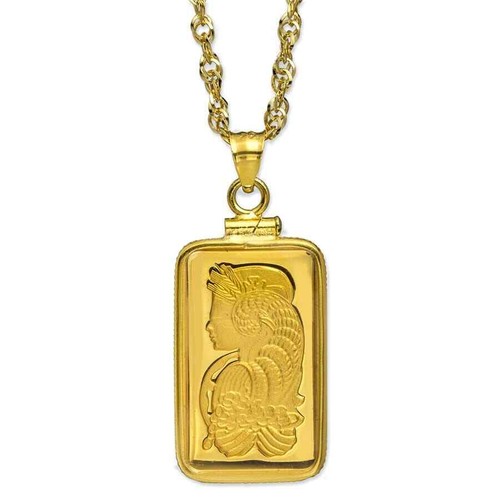 5 gram Gold Pendant - PAMP Suisse 