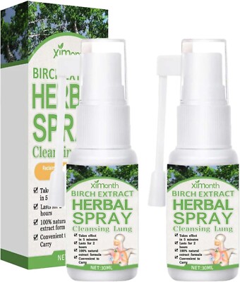 2 pieces Lung Cleansing Spray Lung Cleansing Spray Herbal Spray Herbal Lung Spr
