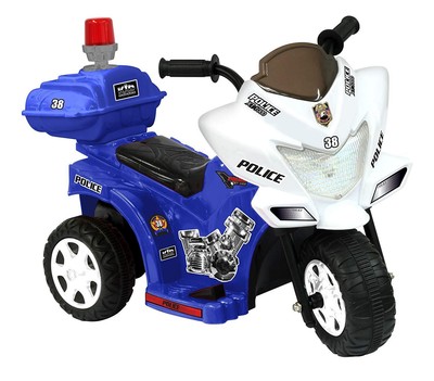 6v battery powered police trike