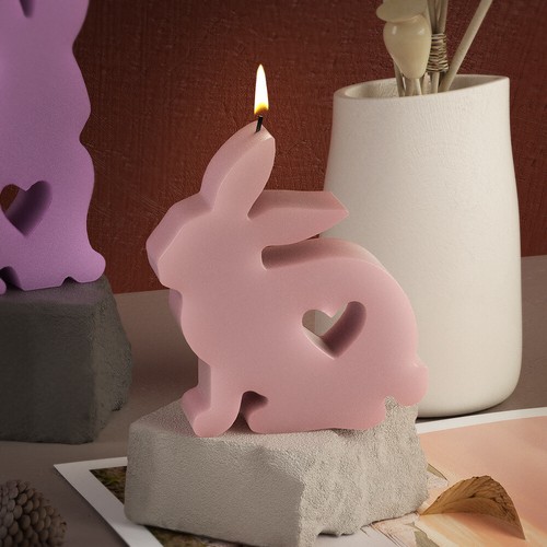 Easter 3D Bunny Rabbit Silicone Resin Casting Mold for Home Decoration DIY Mould - Picture 3 of 19