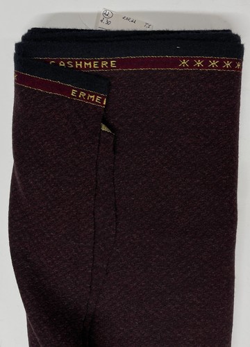 Burgundy Red ERMENEGILDO ZEGNA Jacket Fabric Cashmere Wool TROFEO Twill 1.10 m - Picture 14 of 17