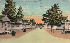 Fort Drum Army Military Pine Camp Watertown NY Soldier Mail Vtg Postcard E46