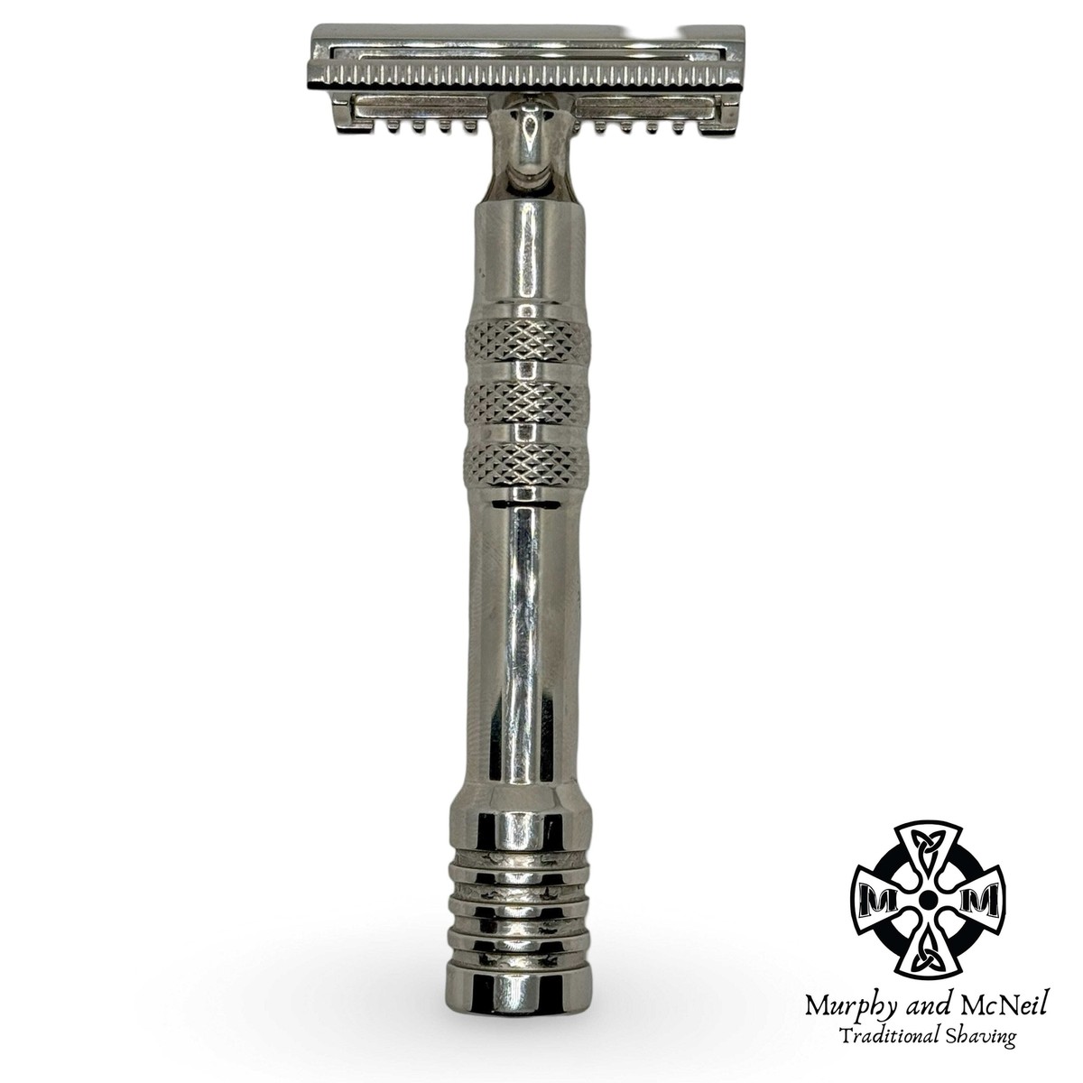 Wolfman Stainless Steel Safety Razor (WR2, Dual Head, WRH3 Handle
