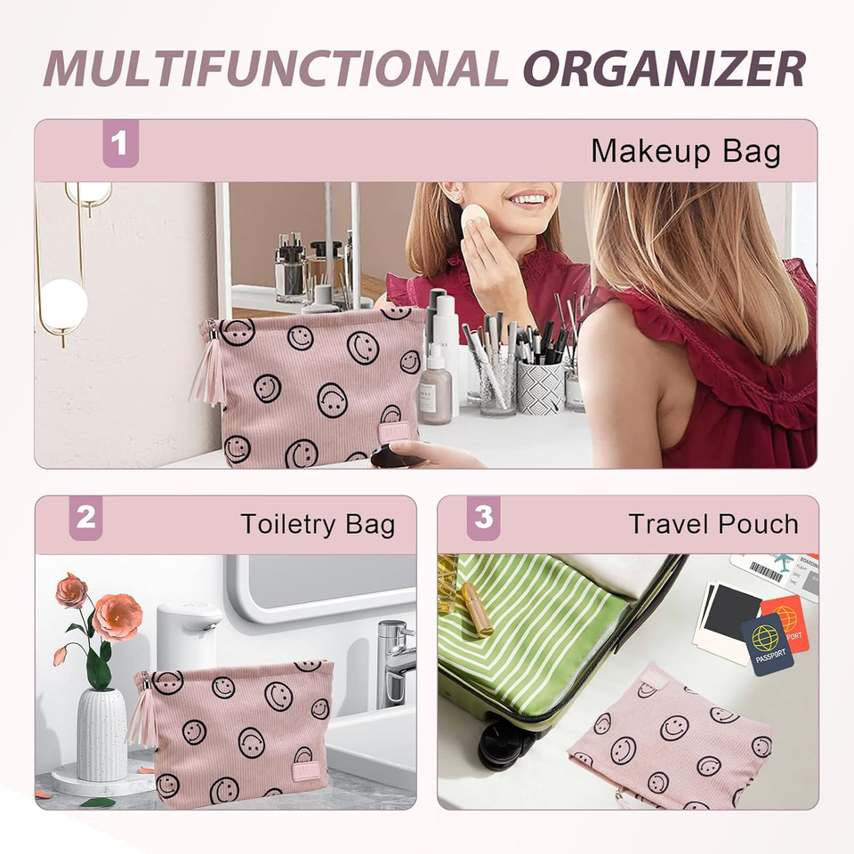 Makeup Bag Small Cosmetic Pouch Cosmetic Bag for Purse Cute Make up