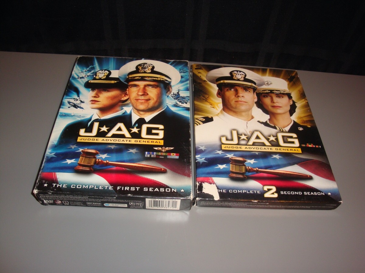 JAG TV Series Season 1 & 2 DVD Lot Navy Lawyer Suspense Crime