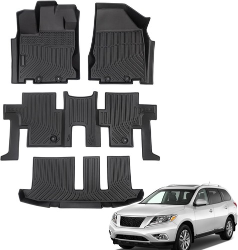 Floor Mats for 2013-2021 Nissan Pathfinder 2014-2021 Infiniti QX60 2013 JX35 - Picture 1 of 10