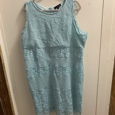 Suzanne Betro Dress Blue 4XL New With Tags Pit To Pit 25” Length 44” Sleeveless