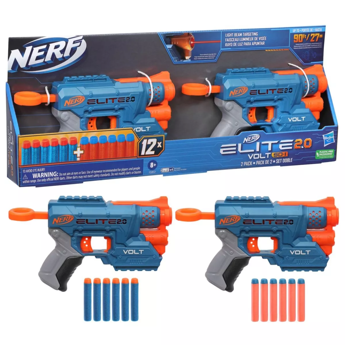 Nerf elite 20 4 em 1