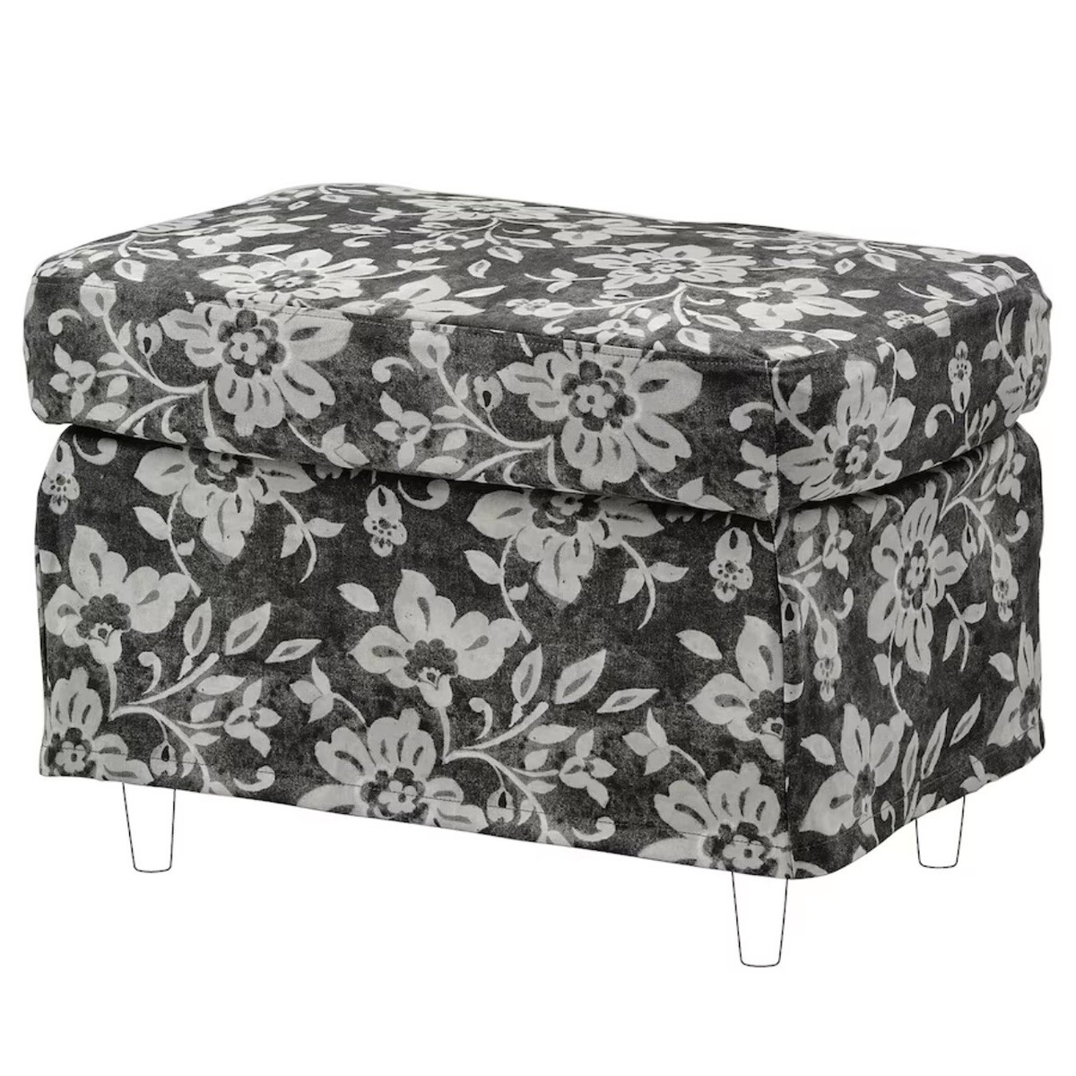 Ikea STRANDMON Ottoman COVER ONLY, frorum beige/anthracite Ikea STRANDMON Ottoman COVER ONLY, frorum beige/anthracite