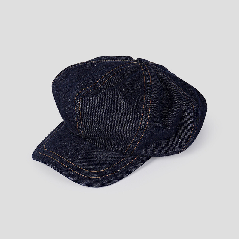 新品未使用　CPH　BERET / 8 PANEL DENIM 帽子 Beret 8 panel denim ML cph Unisex Lady Denim Beret Hat