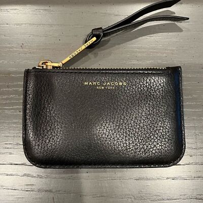 Marc Jacobs Black Coin Card Key Pouch Wallet | eBay
