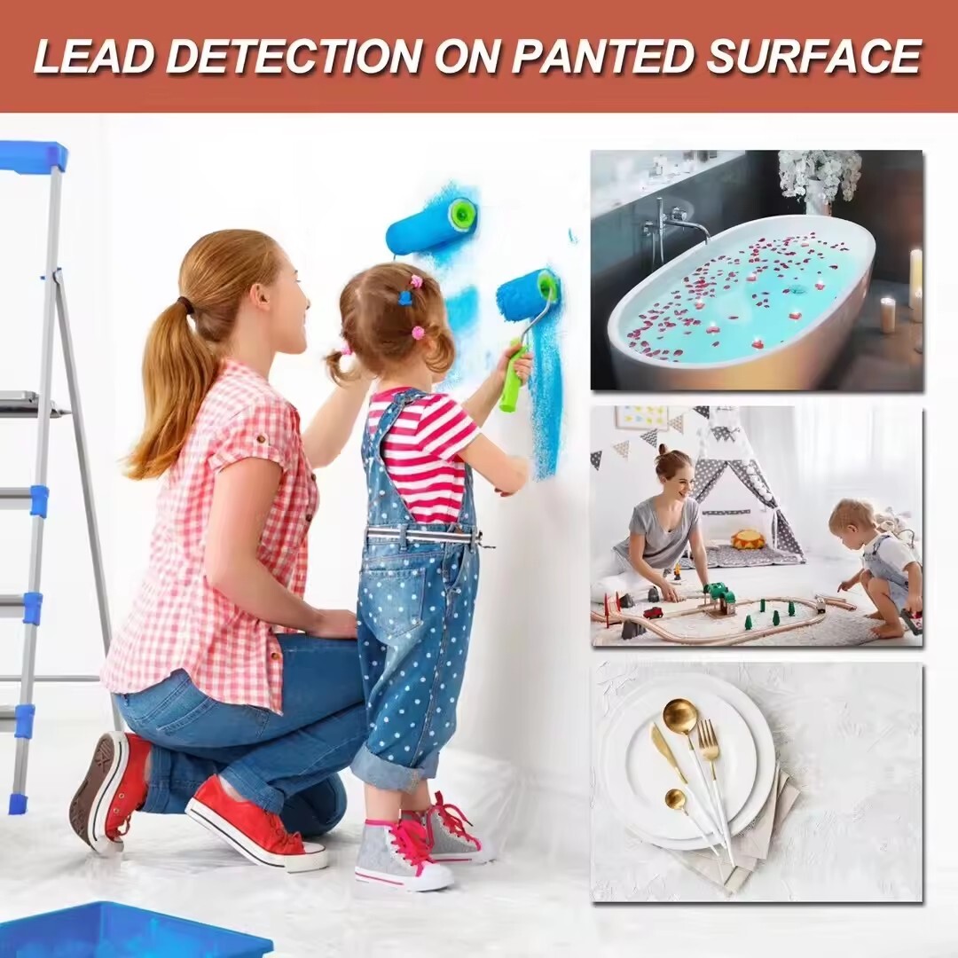 MERYDI-60pcs Lead Test Swabs - Instant Lead Test Quick Lead Paint Test Kit Home