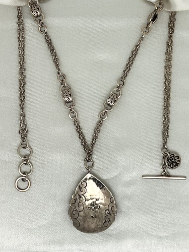 Lois Hill Sterling Silver Pendant with Necklace Chain #56 - STUNNING! - Picture 5 of 8
