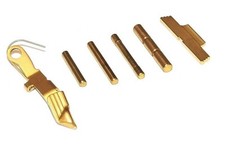 TiN Coated  6 Piece Extended Control Kit, FOR GLOCK GEN 4 Gold Finish