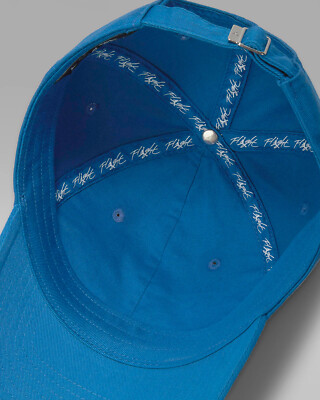 Nike Air Jordan Club Cap Size S/M Adult Unisex Blue Patch Flight