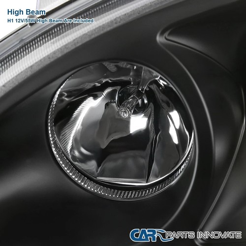 Se adapta a 98-01 Benz W163 ML320 ML430 ML55 AMG Negro Tira LED Proyector Faros - Imagen 3 de 12