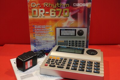 USED BOSS Roland DR-670 Dr. Rhythm Box Drum Machine Sequencer U2480 250214
