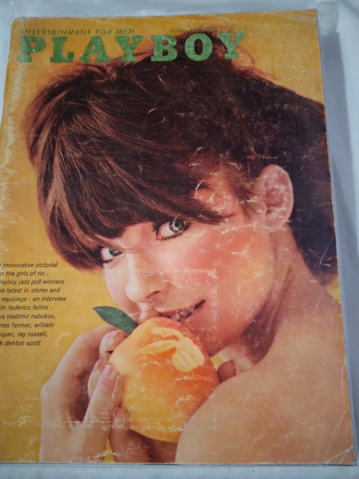 Playboy MAGAZINE - February, 1966 GIRLS OF RIO (centerfold MELINDA WINDSOR) | eBay