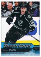 2016-17 UPPER DECK YOUNG GUNS CLEAR CUT KEVIN GRAVEL ROOKIE LOS ANGELES KINGS
