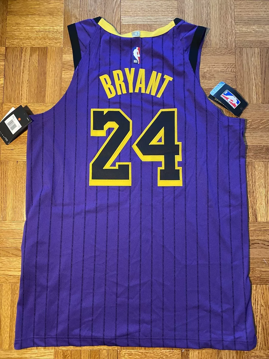 Nike Connect Kobe Bryant Los Angeles Lakers NBA Basketball Jersey Size 52  (L)