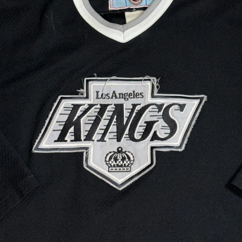 Camiseta deportiva de hockey vintage años 90 LA Kings CCM NHL talla XL 26x29x20 manga Foto 2 de 4