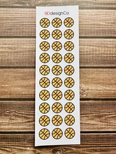30 Basketball Planner Stickers