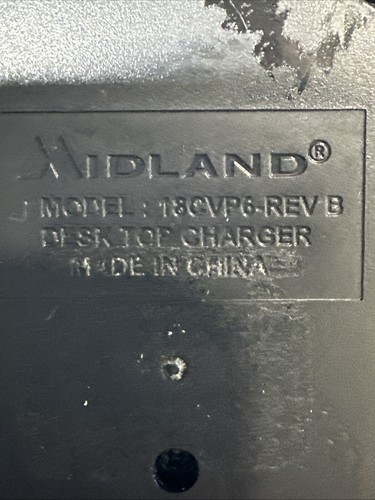 Midland Extra Talk Two Way Radio W/ Belt Clips Desktop Charger 18CVP6 Tested - Afbeelding 7 van 9