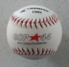 New Champro GSP44 Softball 11" .44 COR Max 375 CSB5 ASA Approved White Baseball
