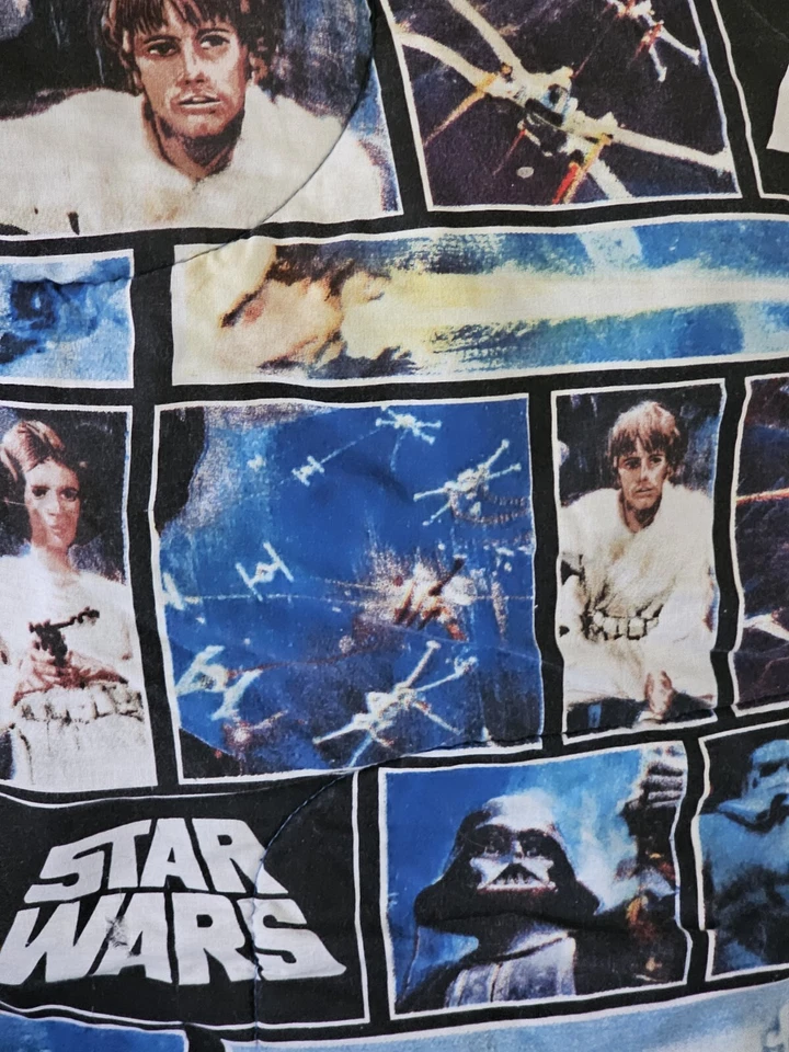 Edredón reversible doble Star Wars 78x70" Lucasfilms Darth Vader Luke de colección Foto 3 de 4