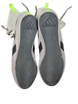 Adidas Box Hog 3 Grey Black Green Boxing Boots Size US 9.5 EU 42.5 UK 8.5 Shoes Adidas Box Hog 3 Boxing Boots - Black/Grey | Fight Store IRELAND main image 4