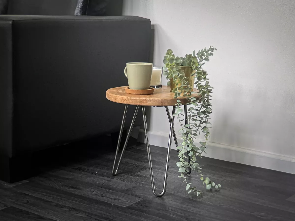 oak side table