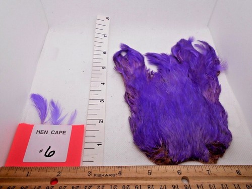Hen cape (neck) soft hackle grizzly dun white red olive black - Picture 12 of 91