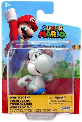 World of Nintendo Super Mario White Yoshi 2.5-Inch Mini World of Nintendo Super Mario White Yoshi 2.5-Inch Mini