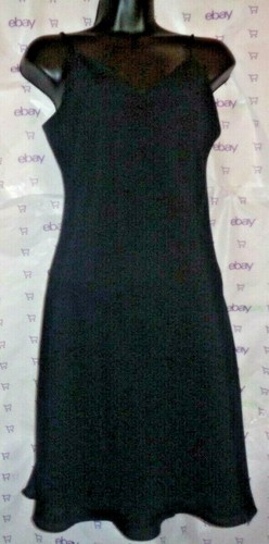 $99 set Zum Zum Black Scarf & small Dress spaghetti strap chiffon sheer lined - Picture 8 of 9