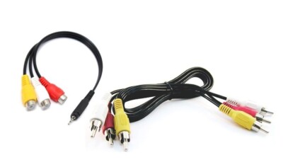 AV AUDIO VIDEO TV KABEL KABEL KABEL SET FÜR BUSHNELL TROPHY CAM HD MAX 119476