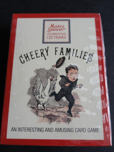 Collectable Rare Playing Cards Marks and Spencers Cheery Families Sealed Unused - Picture 5 of 5