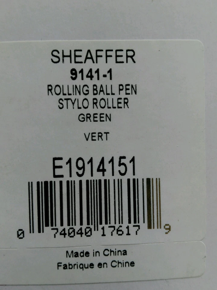 Rollerball Sheaffer Prelude verde con borde cromado Foto 4 de 4