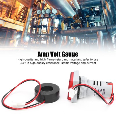 AD16 22FVA 2in 1 Voltmeter Ammeter Voltage Current Meter Tester Measuring