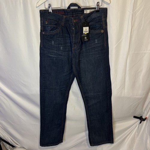 Matalan Easy Denim Mens Blue Denim Straight Leg Shaved Jeans W32 L34 eBay