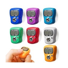 Electronic Finger Tally Counter 7-pack, Mini LCD Digital Display Tally Counte...
