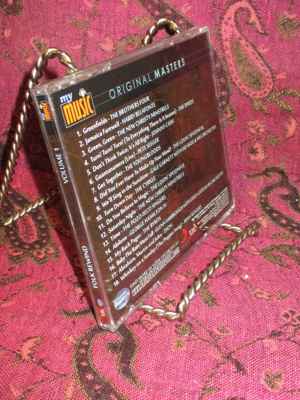 CD2013FOLK REWINDVOL 1SEEGERCASHBYRDSYARBOROUGHORIGINAL MASTERS