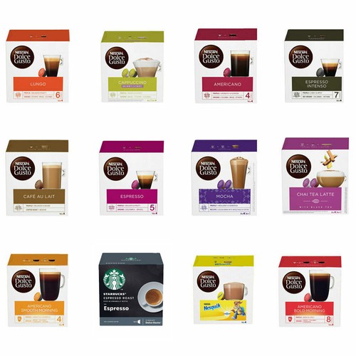 NESCAFE DOLCE GUSTO PODS: BOXES of 16 