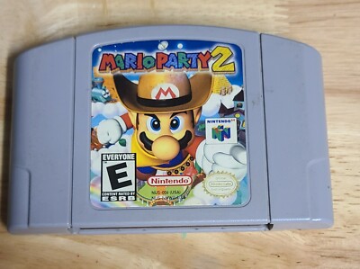 Nintendo N64 Game Mario Party 2 Authentic Tested 