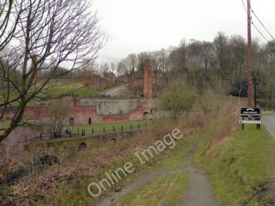 Photo 12x8 Park Bridge Oldham Remains of the Park Bridge Ironworks. The he c2011
