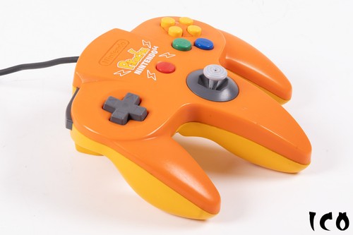 N64 Nintendo 64 Pokémon Pikachu Orange Edition Controller Japanese Import JP - Picture 2 of 3