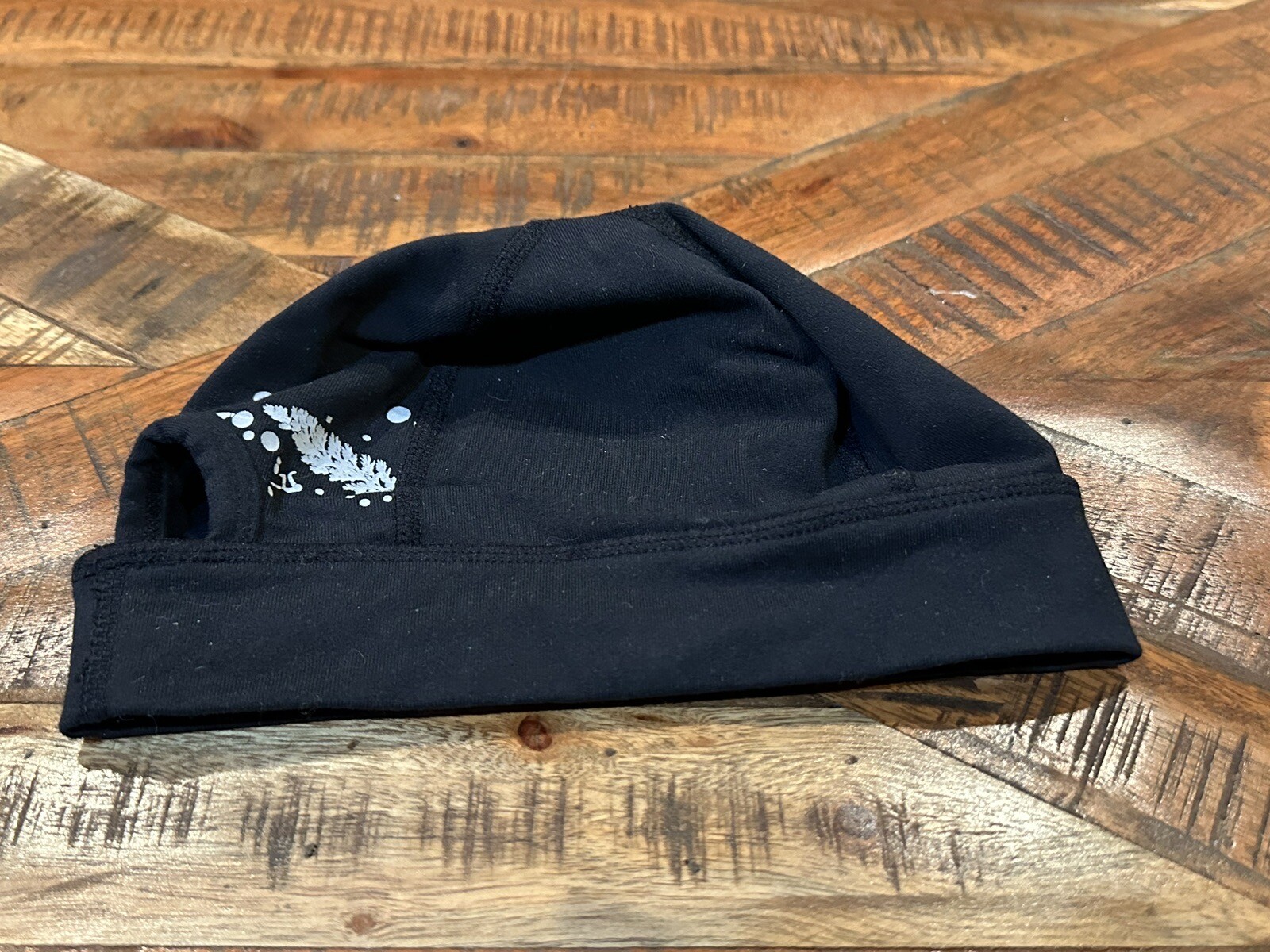 PONY Raro cappello berretto LULULEMON donna nero coda di cavallo corsa per tutto berretto floreale