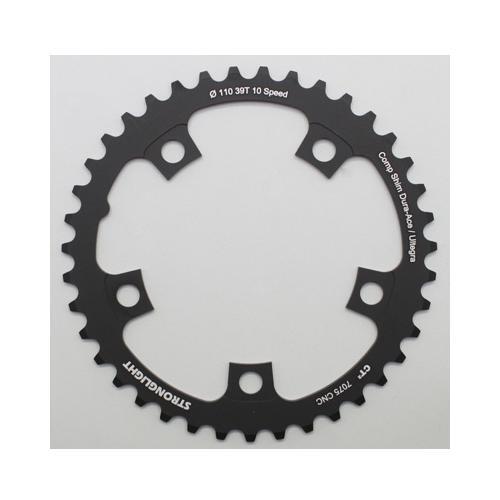 Plateau 39 dents 110 compact Stronglight idéal pour affronter les cols en montagne 10v