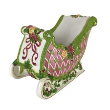 Royal Albert Old Country Roses Seasons Of Colour Sleigh Centerpiece 2001