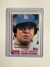 Fernando Valenzuela 1982 Topps #510 Los Angeles Dodgers